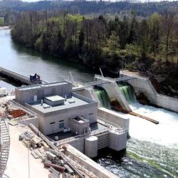 The amount of energy produced by power-generating dams is