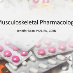 Musculoskeletal pharma